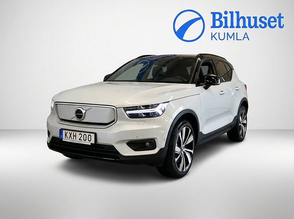Volvo XC40 Recharge Pro 231hk  69kWh Panorama 360kam H/K Drag 