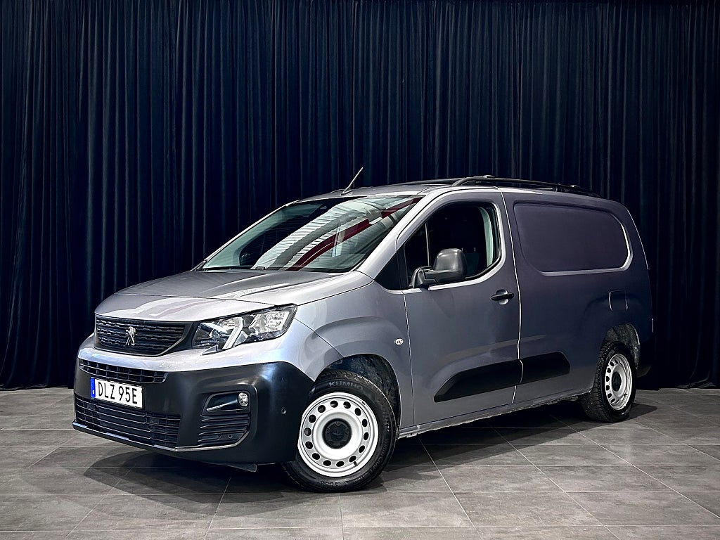 Peugeot Partner Utökad Last 1.5 130 L2 KAMREM-BYTT P-VÄRM DRAG 3-SITS