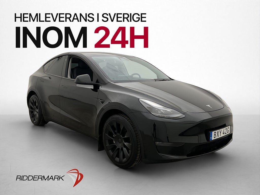 Tesla Model Y Long Range AWD 514hk Pano Drag Värmepump AP