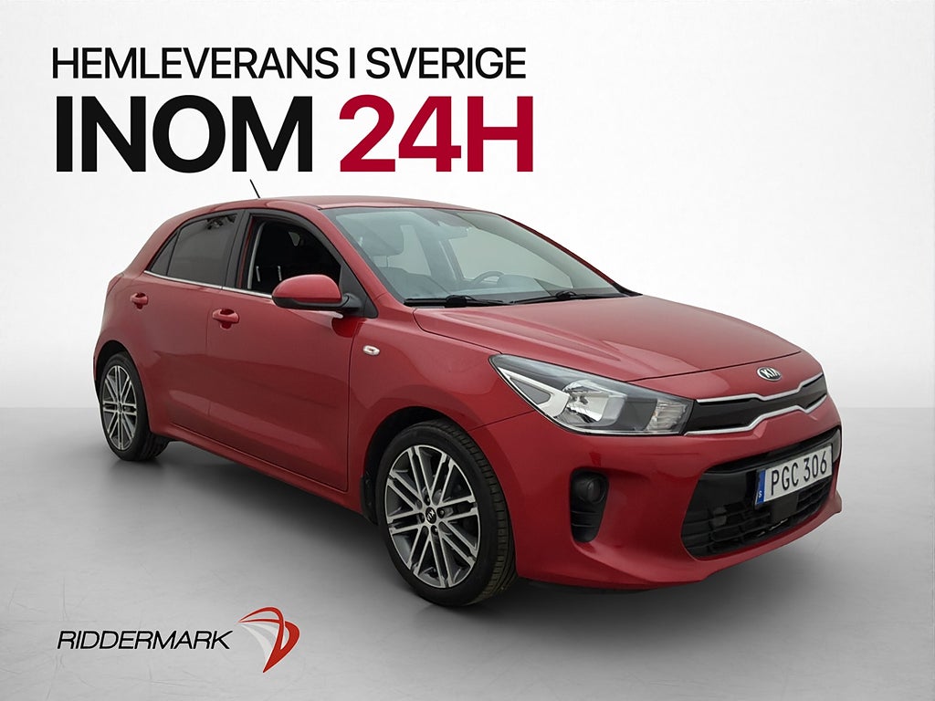 Kia Rio 1.4 99hk GLS Kamera Rattvärme CarPlay 0,61l/mil