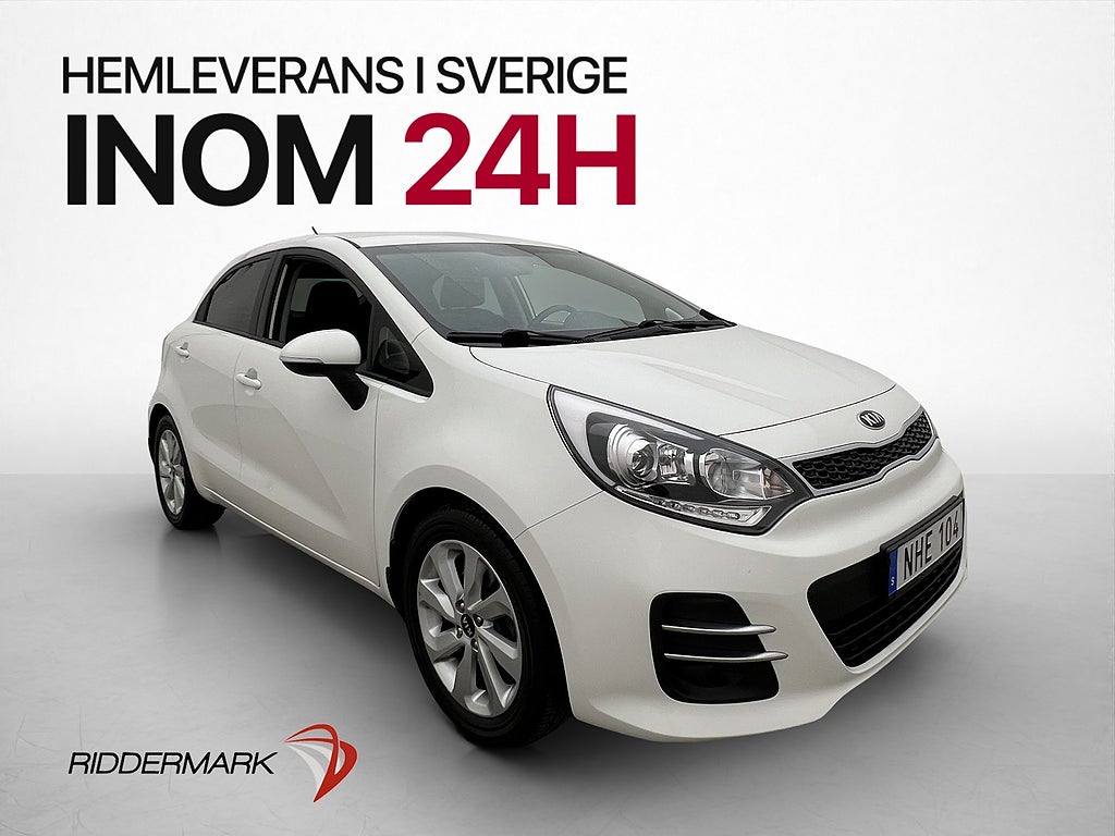 Kia Rio 1.4 CVVT 109hk 2-brukare Rattvärme