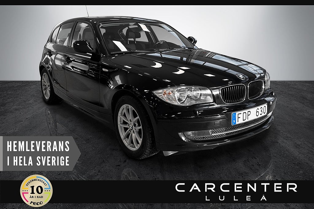 BMW 118d 5-dörrars Automat Comfort P-Sensorer/AUX/Farthållare