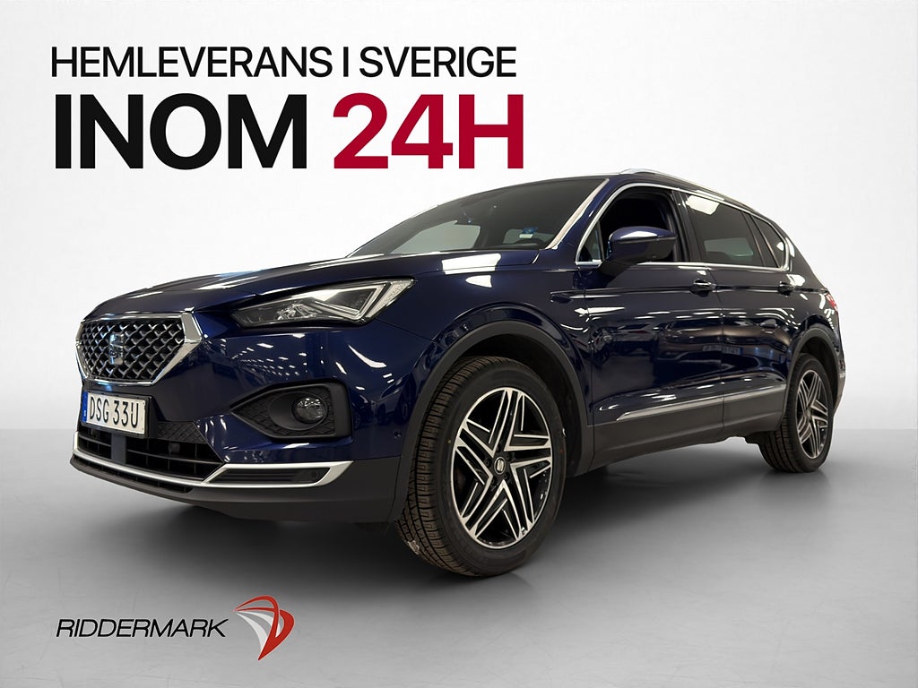 Seat Tarraco 190hk 4D Xcellence 7-Sits Värmare Kamera Drag