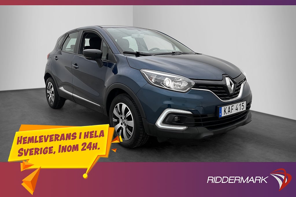 Renault Captur 0.9 TCe 90hk Navigator Sensorer 404kr Skatt