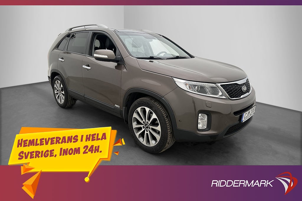 Kia Sorento 2.2 CRDi 4WD 7-Sits Pano Kamera Navi Skinn Drag
