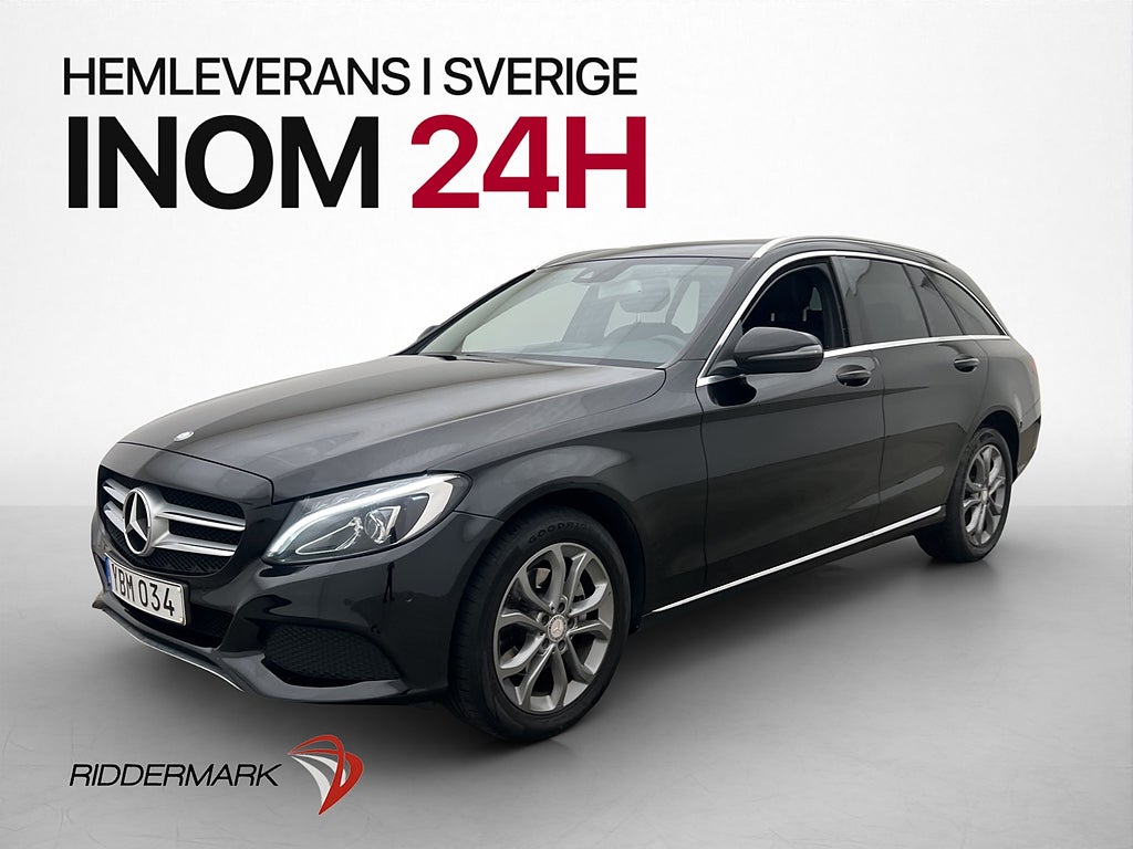 Mercedes-Benz C 220 T d 4M Värmare Dragkrok Halvskinn