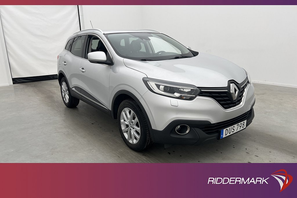 Renault Kadjar dCi 110hk Zen En-Brukare Värmare Halvskinn