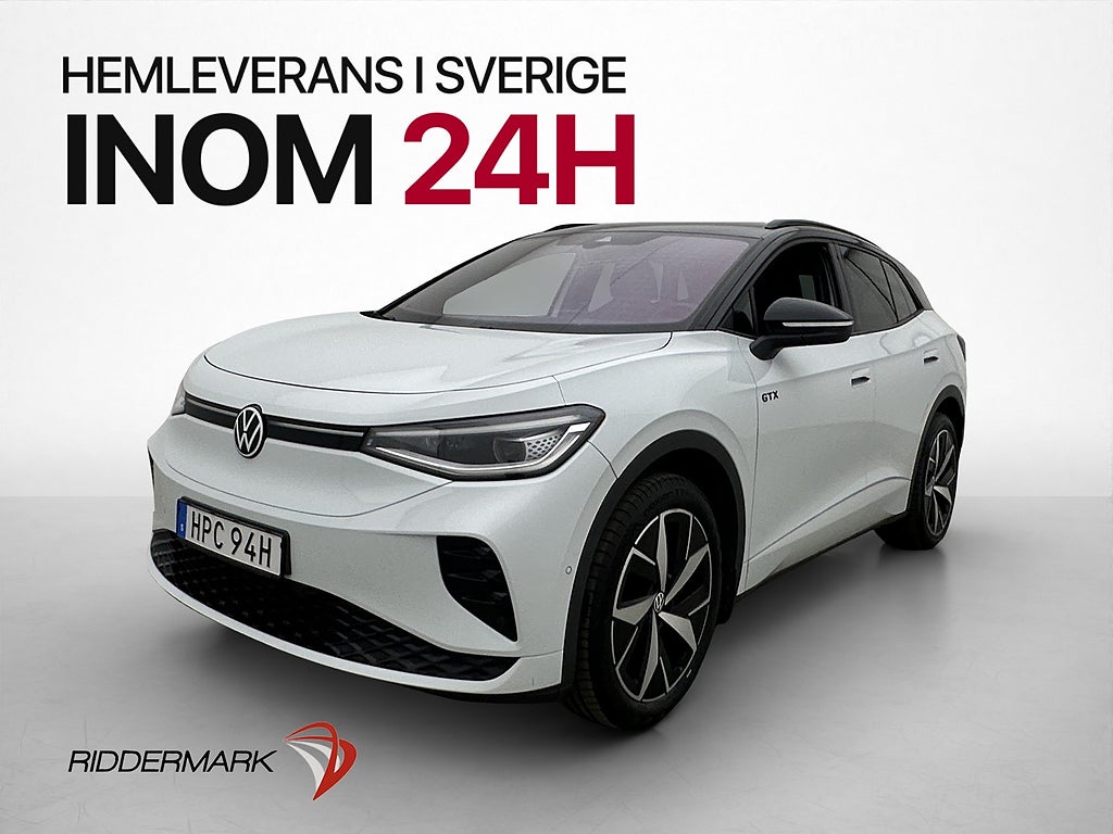 Volkswagen ID.4 GTX Dragkrok Värmare Kamera Halvskinn MOMS