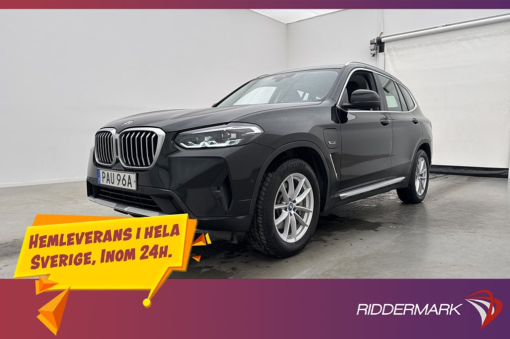 BMW X3 xDrive30e 292hk Kamera HiFi Gesture Skinn Dragkrok