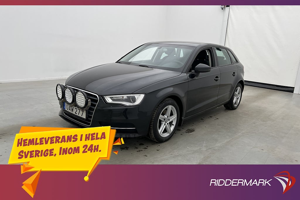 Audi A3 Sportback TFSI 122hk Comfort Farthållare 0.52 l/mil