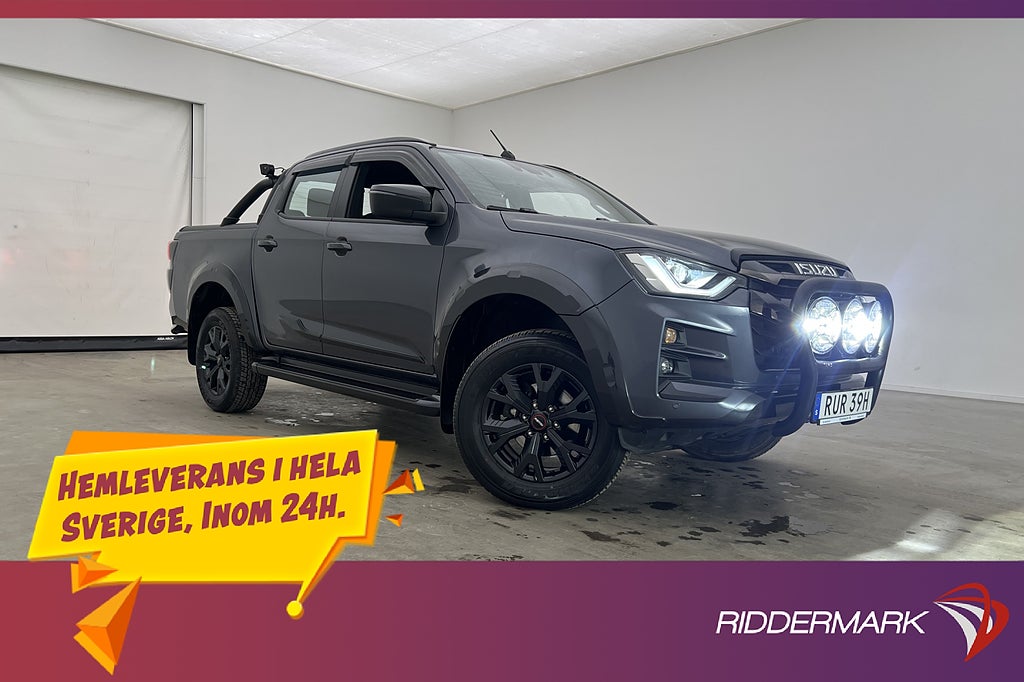 Isuzu D-Max XRX 1.9 CNG 4WD Värm Drag B-Kam Skinn Diff Moms