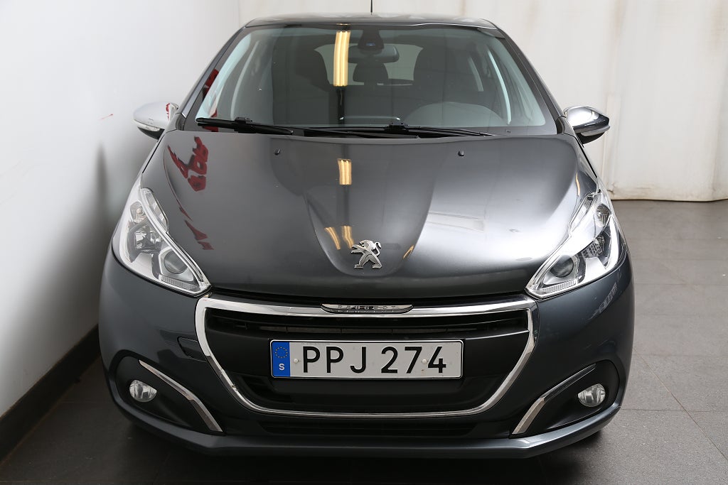 Peugeot 208 1,2 PureTech 82hk Style 5-dörrar P-sensorer Nybesikt 2016