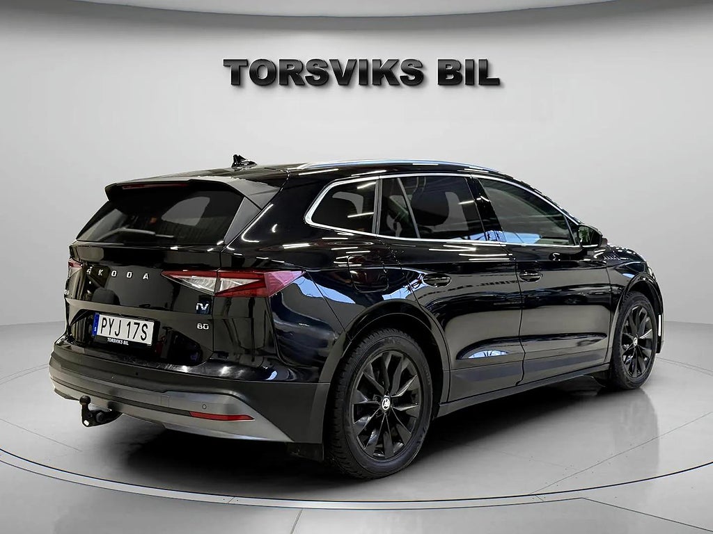 Skoda Enyaq iV iV80, Plus 204HK S&V hjul, Nybytt framruta, 3,95% Ränta - miniatyr 6