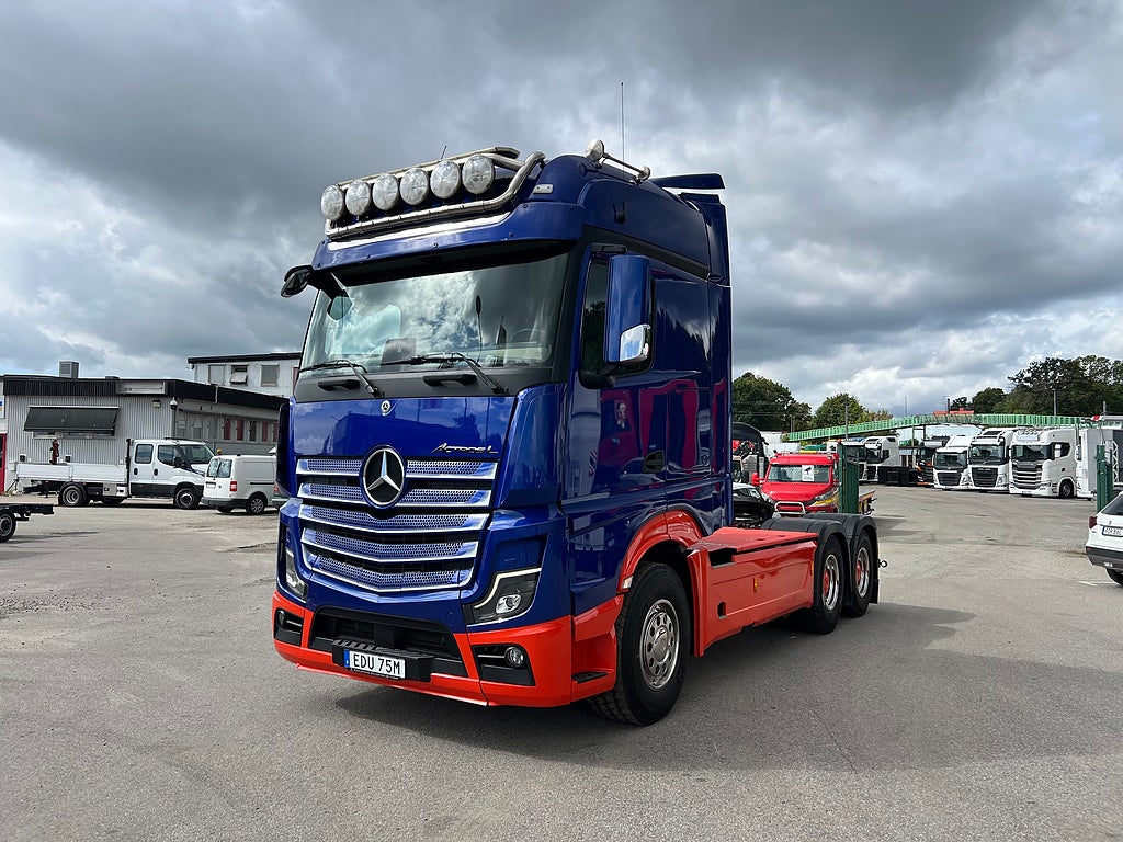 Mercedes-Benz Actros 3353 LS 6x4 Dragbil, Hydraulik, Euro 6