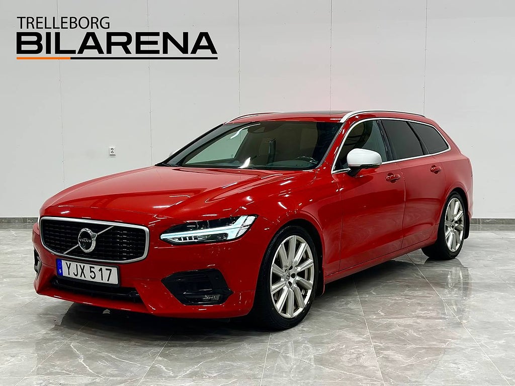 Volvo V90 D4 Geartronic, 190hk R-Design, Kamrembytt