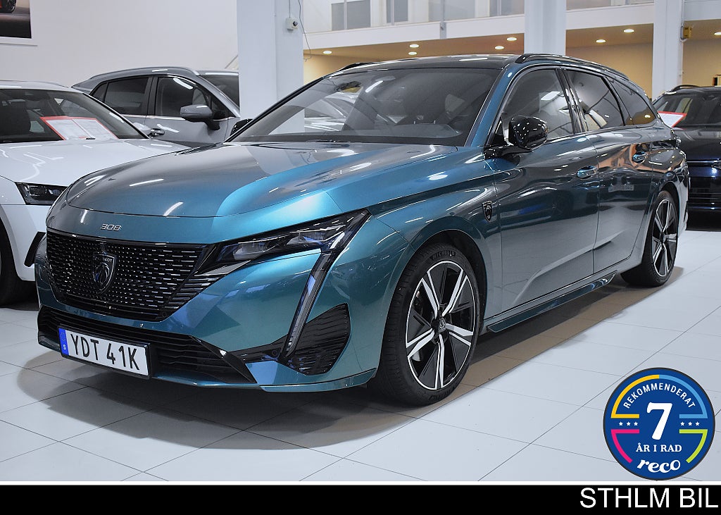 Peugeot 308 SW GT PureTech Aut Pano Carplay Navi 4.95% Ränta