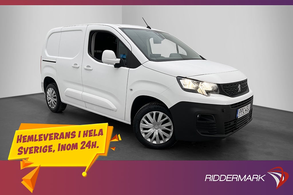 Peugeot Partner 1.5HDi Värmare Drag B-Kamera CARPLAY Moms