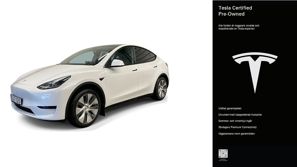 Tesla Model Y Standard Range RWD Certified Pre-Owned 3,84% ränta