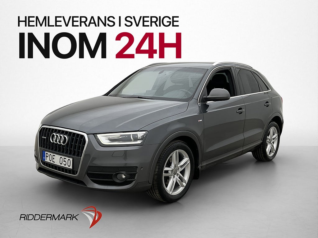 Audi Q3 2.0 TDI Quattro S-Line Drag Bluetooth Halvskinn