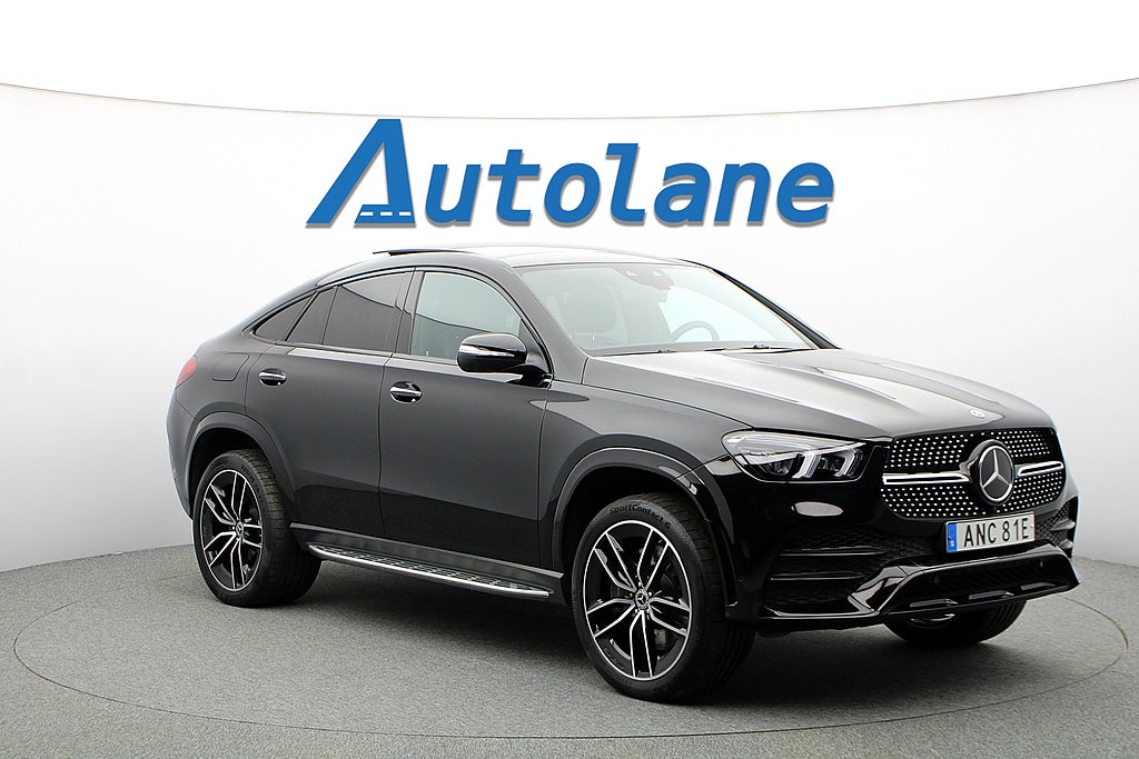 Mercedes-Benz GLE 350 de 4M Coupé Burmester® Pano, 360°, HUD, 22" 320hk