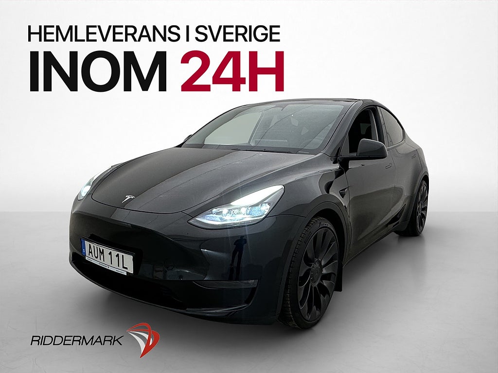 Tesla Model Y Performance AWD Autopilot Svensksåld MOMS