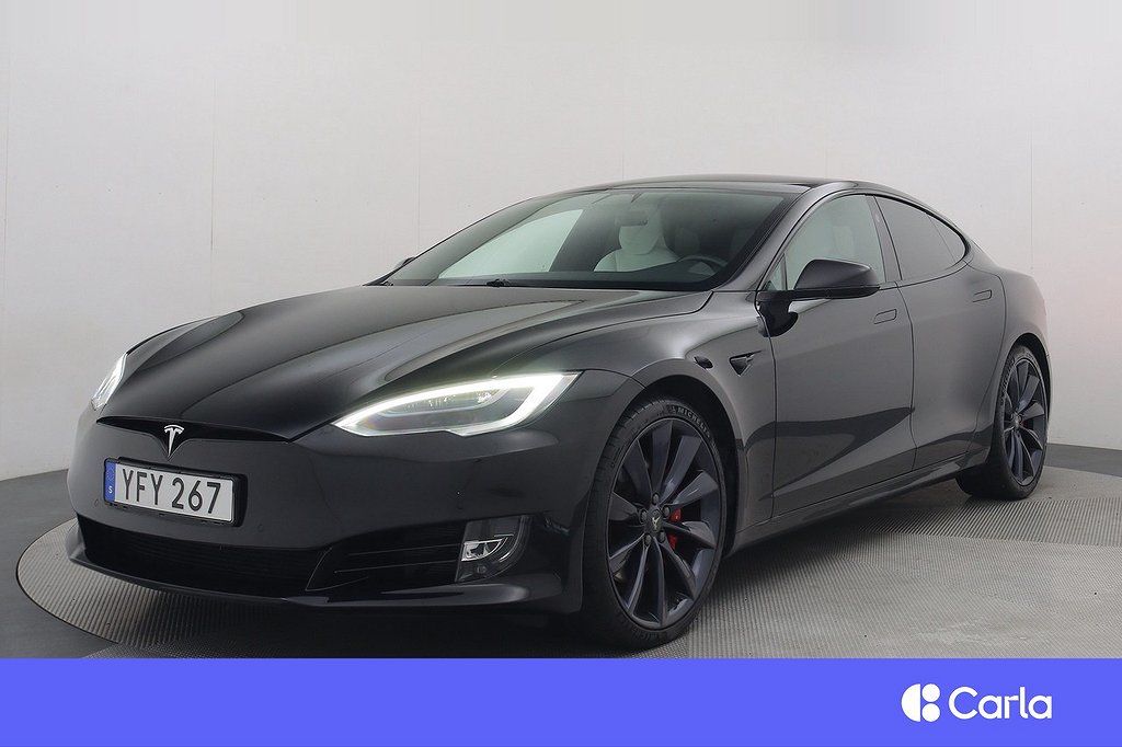 Tesla Model S P100D Ludicrous AWD FSD Luftfjädr. Vhjul