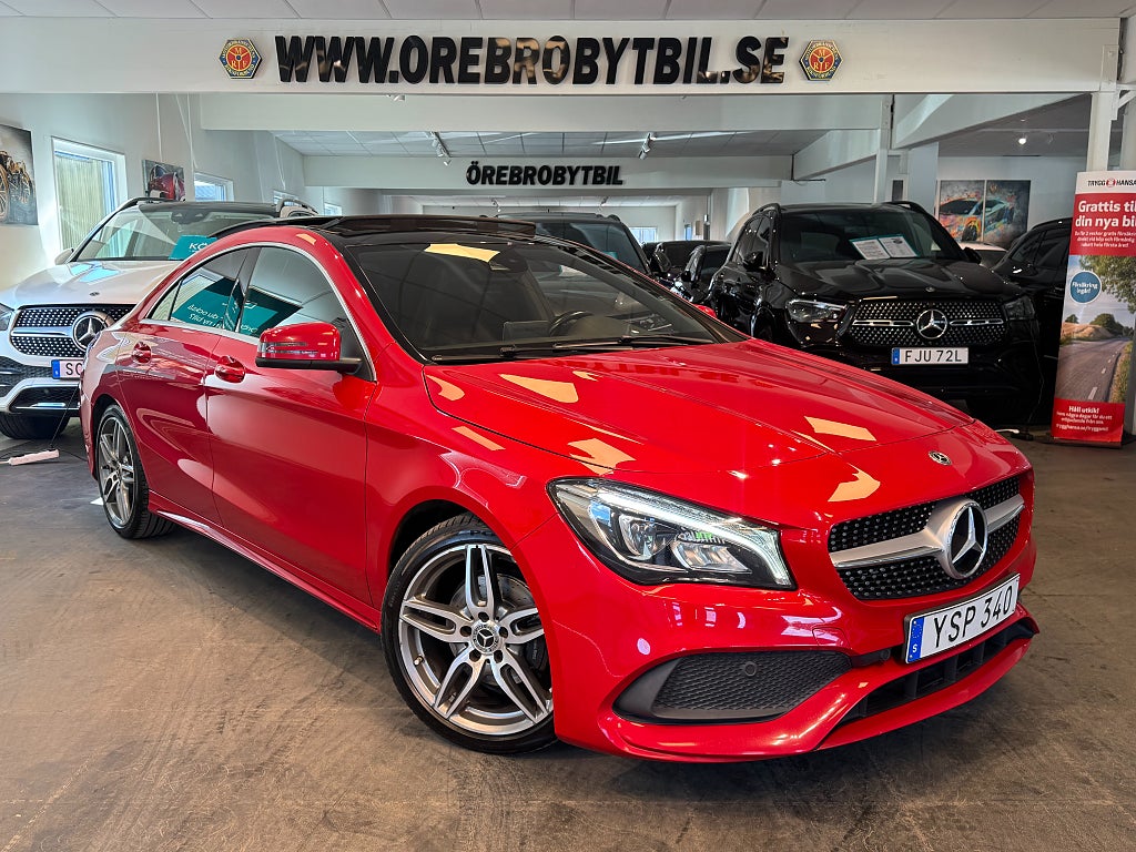 Mercedes-Benz CLA 200 7G-DCT AMG Line Pano Gps H/K B-kamera 156hk 