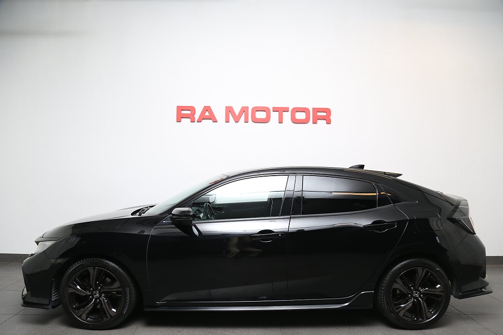 Honda Civic 1,5 i-VTEC 182hk Turbo Sport 5-dörrar Navi 2017