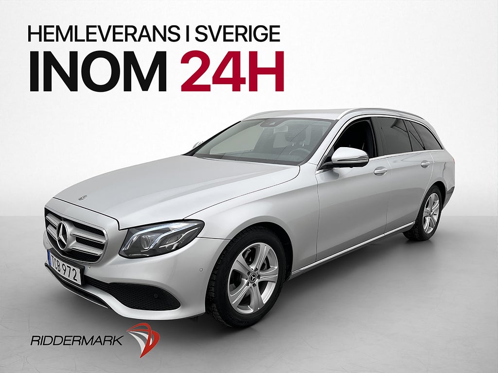 Mercedes-Benz E 220 T d 194hk 4M 360º Kamera Navi Drag