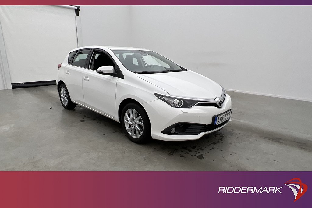 Toyota Auris 1.2 Turbo 116hk Kamera Farthållare Låg-Skatt