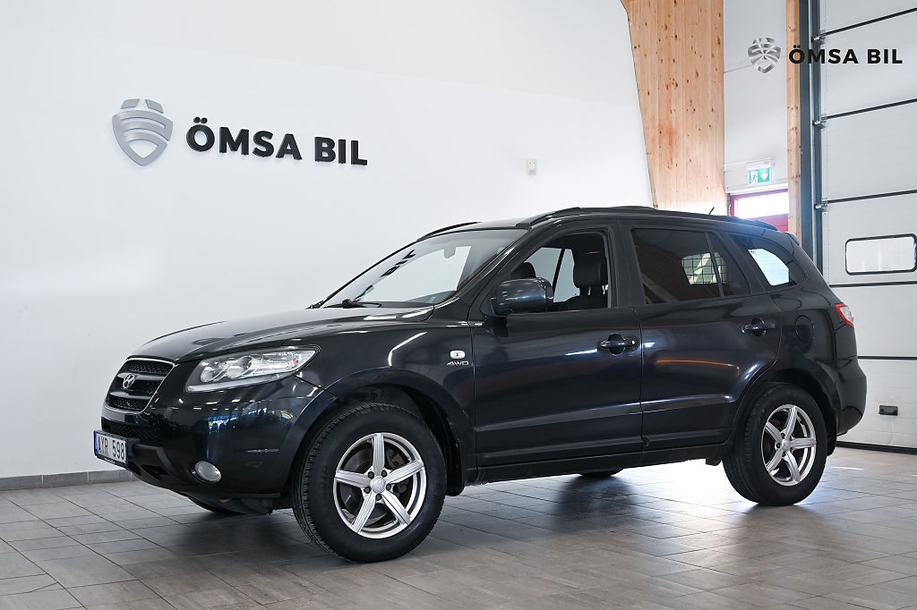 Hyundai Santa Fe 2.2 CRDi 4WD Automat Drag Motorvärmare Nybesiktad