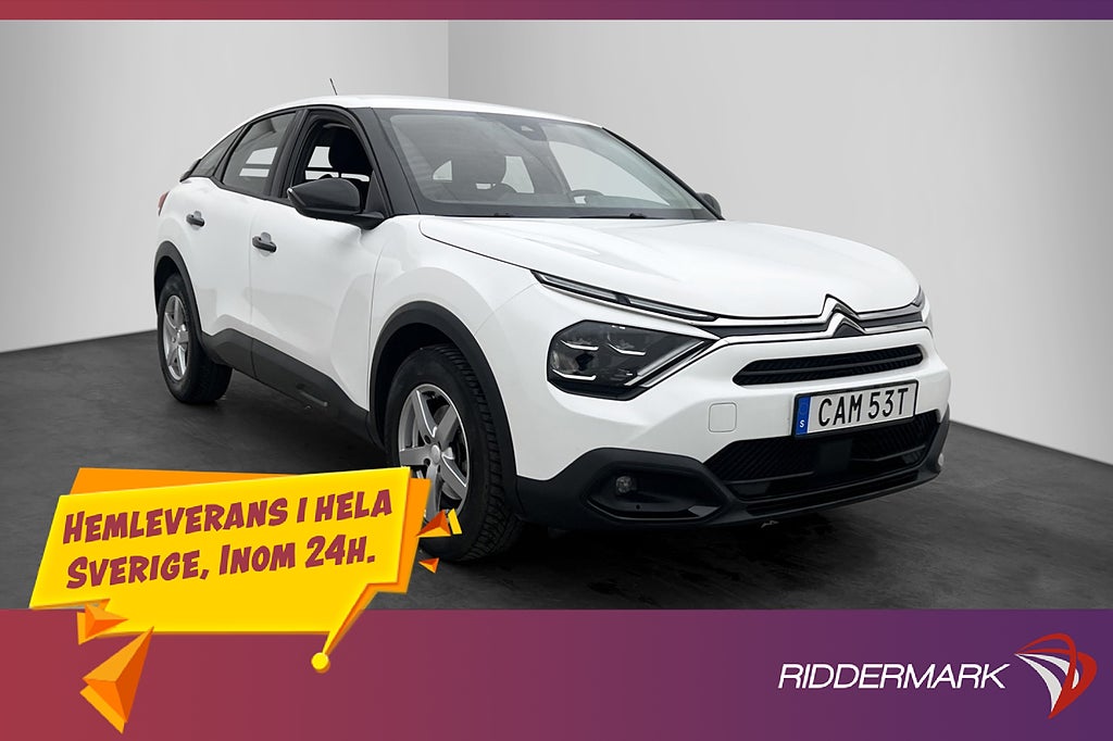 Citroën C4 PureTech 131hk Feel P-Sensorer CarPlay Rattvärme