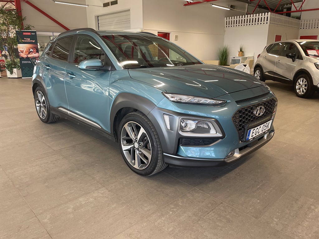 Hyundai Kona 1.6 T-GDI DCT Premium Drag Värmare