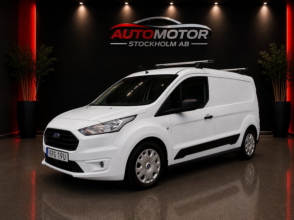 Ford Transit Connect 230 LWB Lång 1.5 EcoBlue Leasingsbar 3 Sits Drag Euro 6