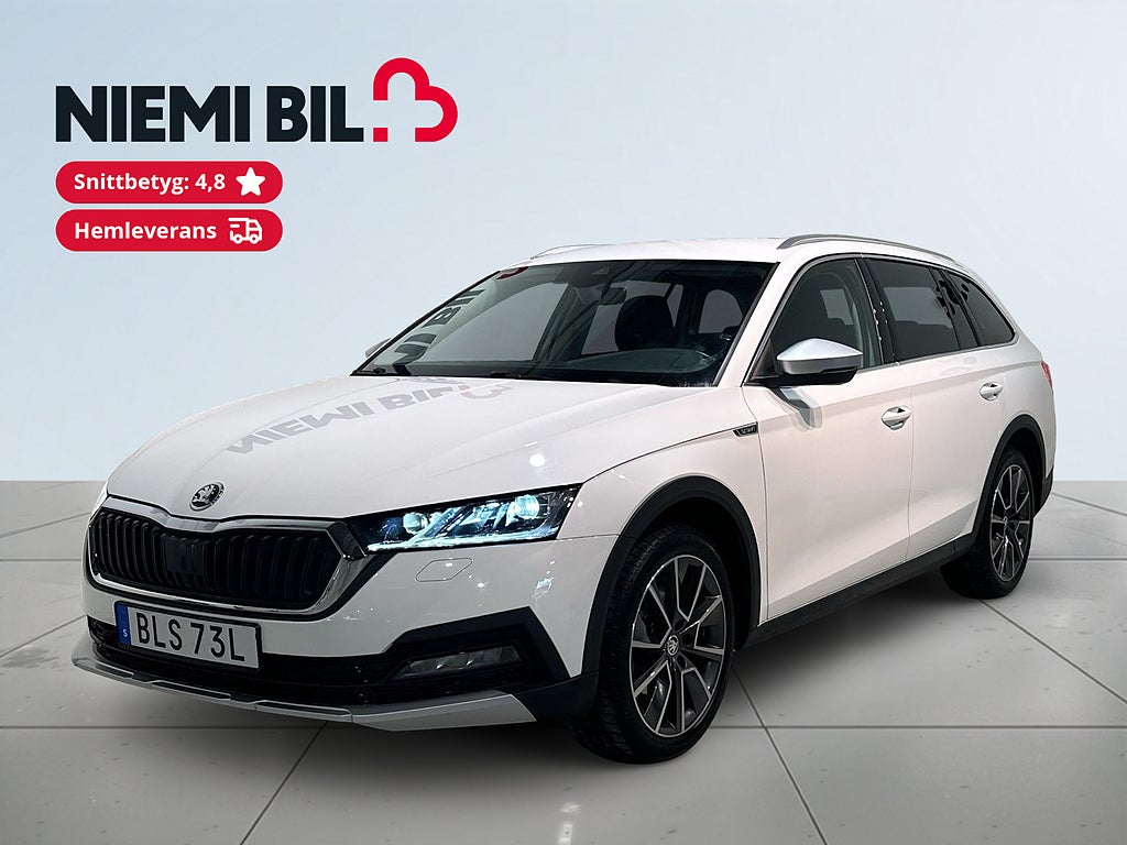 Skoda Octavia Scout 2.0 4x4 Drag Dvärm Kamera CarPlay Rattvärme SoV MOMS