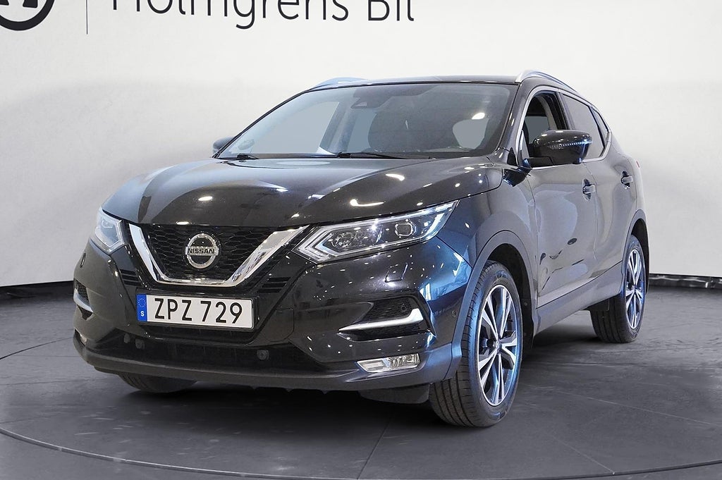 Nissan Qashqai 1,3 DIG-T DCT 160hk Tekna Dragkrok, 360 Kamera