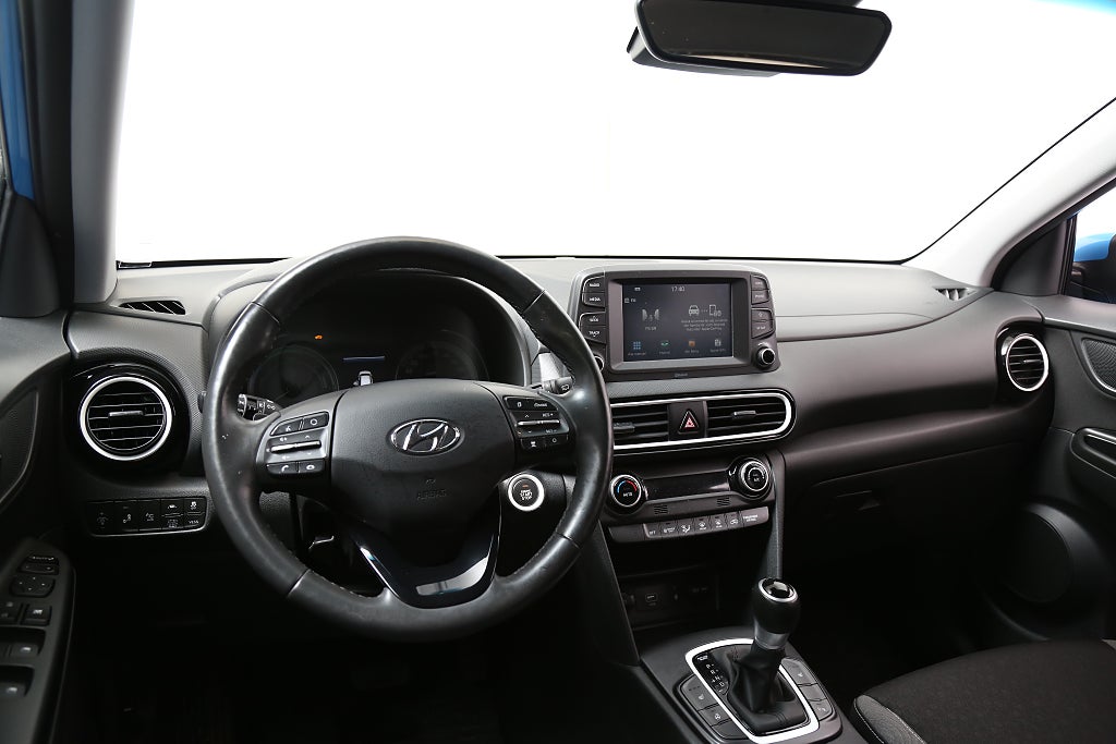 Hyundai Kona Hybrid 1,6 GDI 141hk Premium Aut 1ägare Motorv Drag 2020