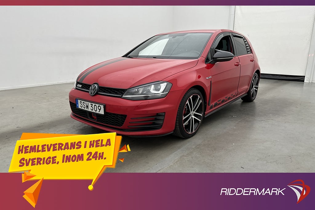Volkswagen Golf GTD 2.0 TDI 184hk Adaptiv P-Sensorer Xenon