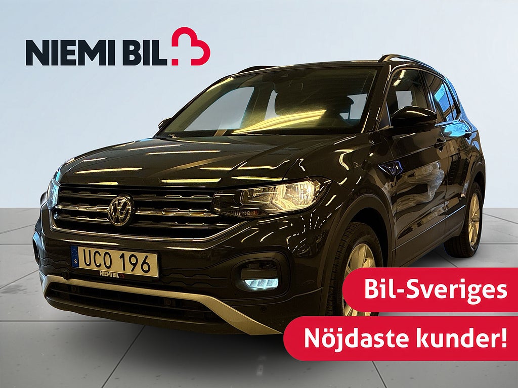 Volkswagen T-CROSS 1.0 TSI OPF/MoK/S&V-Däck/ Backkamera/P-sens/Låg skatt