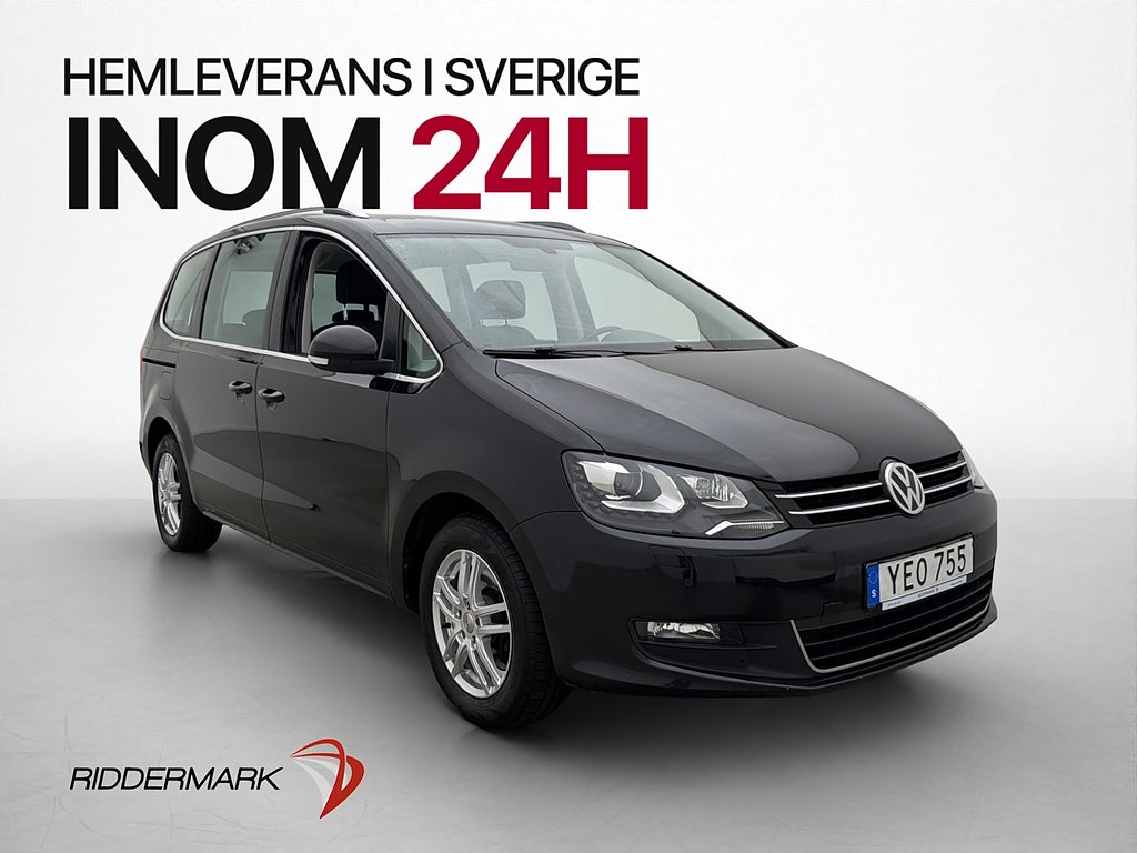 Volkswagen Sharan TDI 150hk 7-Sits Pano Värm El-Dörrar Drag