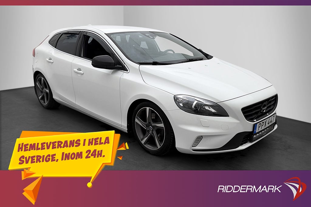 Volvo V40 T2 122hk R-Design Värmare Halvskinn Drag