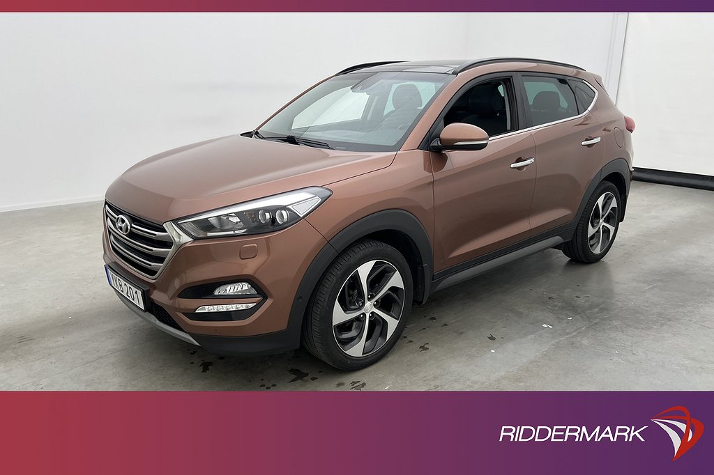 Hyundai Tucson CRDi 4WD 185hk Premium Pano Skinn Navi Drag