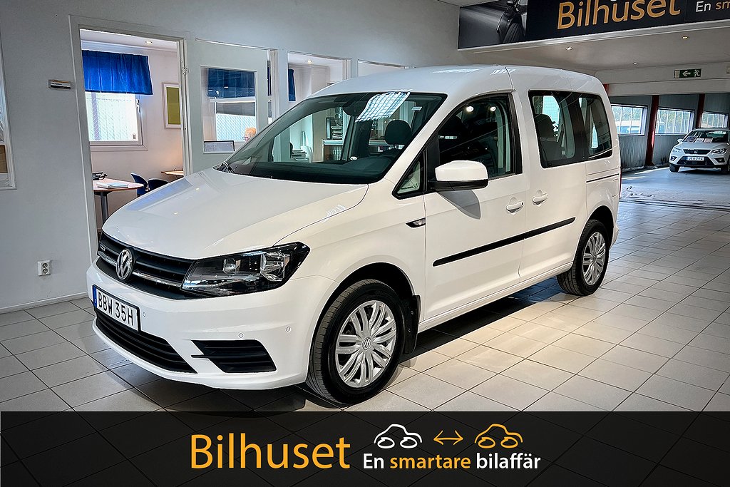 Volkswagen Caddy Life 1.4 TGI *7-sits m. 2478 mil, Nyservad!