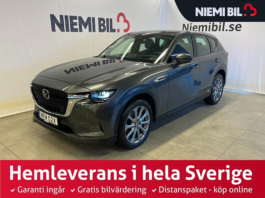 Mazda CX-60 PHEV AWD 63km Range/10 Års Garanti/LAGERBIL