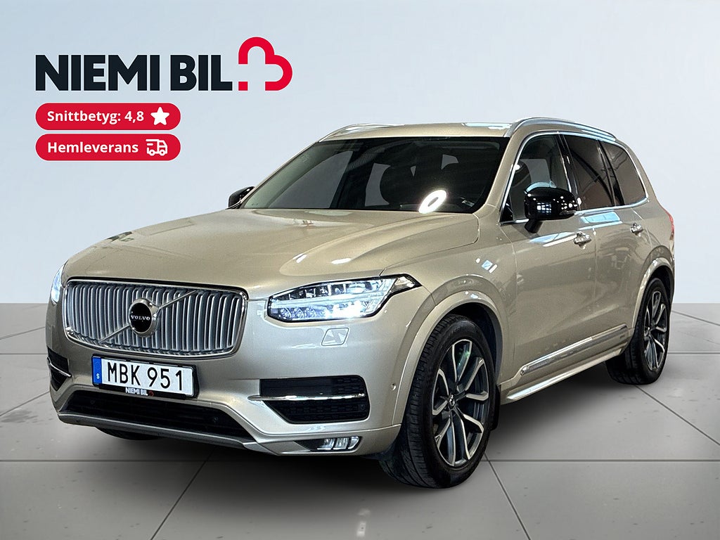 Volvo XC90 7-seater D5 AWD Aut Inscription Drag Värmare Kamera S&V