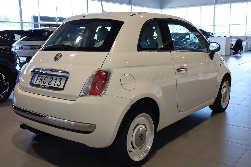 Fiat 500 1,2 Jubileumsmodell Vintage '57 Läder AUX Nybytt K-rem 2015