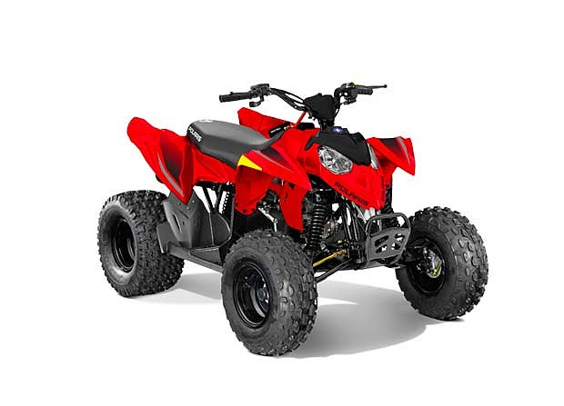 Polaris Outlaw 110 EFI Indy Red/Lime Squeeze -26 