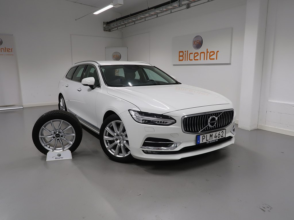 Volvo V90 D4 Inscription V-Däck ingår Drag-Värmare-VoC-Pilot-Adapt-Keyless