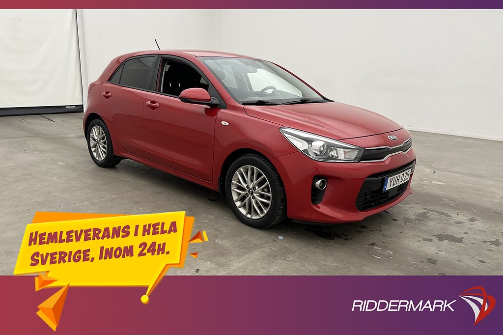 Kia Rio 1.4 CVVT 99hk Advanced Kamera Rattvärme CarPlay