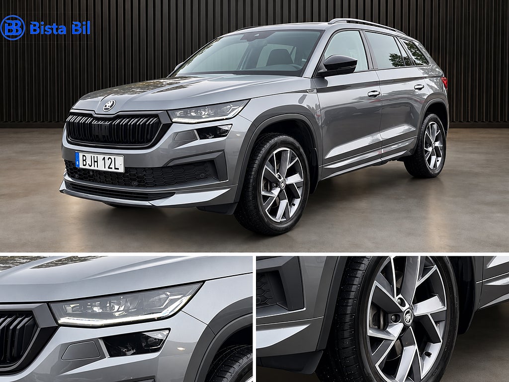Skoda Kodiaq 2.0 TDI SCR 4X4 | Sportline | Drag | Fjärr | 200 Hk